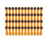 Lot de 48 pinces à linge avec ressorts en acier inoxydable Soft Grip Soft Touch Softtouch Jaune, Gris