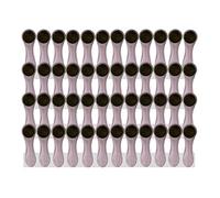 Lot de 48 pinces à linge Soft Grip Soft Touch - Argenté/anthracite
