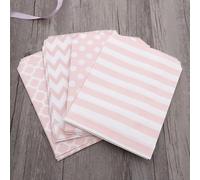 Lot de 48 sacs cadeaux, sacs à bonbons roses, sachets en papier pour cadeaux et friandises, idéaux pour les anniversaires de mariage et les anniversaires d'enfants