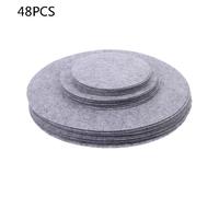 Lot De 48 Séparateurs De Plaques En Feutre Souple, Tampons De Séparation De Casserole, Ustensiles De Cuisine, Protecteurs D'empilage De Casseroles, 3 Tailles