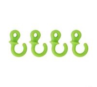 Lot de 48 stabilisateurs de queue de singe - Absorption efficace du bruit pour cordes d'arc composées (4 pièces, vert)