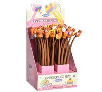 Lot de 48 stylos à secouer amusants pour - Ensemble de stylos pour salle de rayons d'écriture mignons en mouvement | Papeterie scolaire à encre lisse pour étudiants