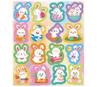 Lot de 480 autocollants en forme d'œuf de lapin de Pâques, autocollants pour scrapbooking, enveloppes, cahiers, sacs de cuisson, boîtes cadeaux, bouteilles d'eau, fournitures de fête
