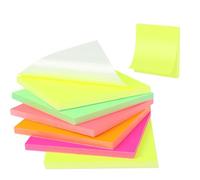 Lot de 480 notes autocollantes électrostatiques - 76 x 76 mm - Multicolores - Pour l'école, le bureau, la maison
