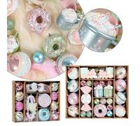 Lot de 4870 boules décoratives colorées pour cérémonie de mariage et vacances (70 pièces)