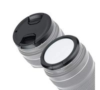 Lot de 49 cache-objectifs avec filtre et cache-objectif à clipser pour appareil photo numérique Canon, Nikon, Sony, Olympus, Tamron, Sigma, Panasonic