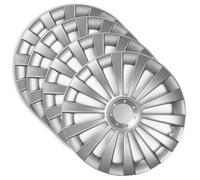 Lot de 4x Enjoliveurs Meridian Jestic 15 Argentés Disques De Roue Pour Audi 15''