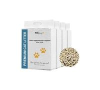 Lot de 4x litieres vegetales pour chat EZIclean Premium Cat Litter