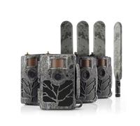 Lot de 4X ZEISS Secacam 5 - Angle 100° - Caméras de Chasse Connectées 4G LTE, SIM, SD 32 Go, APP, 12MP, HD1080, Intelligence Artificielle, Vision Nocturne Coueurs, Détection mouvements 15 m, Étanche