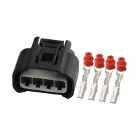 Lot de 5/10/20/50 connecteurs de câblage électrique étanches à 4 broches for bobine d'allumage, fiche femelle noire 90980-11885 DJ7042B-2.2-21(10 SETS_4P)