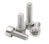 Lot de 5/10/20/50 vis à tête cylindrique à six pans creux en acier inoxydable A2 304, M2, M2.5, M3, M4, M5, M6, M8, L = 4-50 mm(25mm,M6x10pcs)