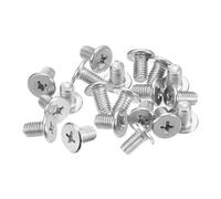 Lot de 5/10/20 boulons à tête plate ultra-minces en acier inoxydable 304 M1.4-M8 CM(20mm,M2 x20pcs)