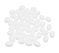 Lot de 5/10/50 œufs en mousse de polystyrène Blanc 5 cm