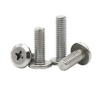 Lot De 5/10/50 Vis À Tête Plate Cruciforme En Acier Inoxydable 304 M2/2,5/3/4/5/6/8, Grandes, Rivets For Meubles(50mm,M6 (5pcs))