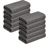 Lot de 5/10 chiffons de nettoyage magiques épais, réutilisables, non pelucheux, sans traces, en microfibre pour miroirs en verre, nettoyage de voiture et de maison, ultra absorbants et durables (10