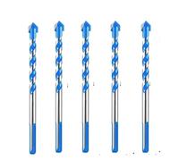 Lot de 5/10 forets diamantés en carbure de tungstène de 6 mm for perceuse d'établi, carrelage mural, céramique, marbre, scie cloche(5PCS BLUE)