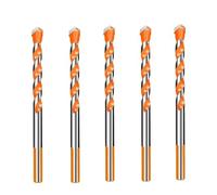 Lot de 5/10 forets diamantés en carbure de tungstène de 6 mm for perceuse d'établi, carrelage mural, céramique, marbre, scie cloche(5PCS ORANGE)