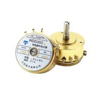 Lot de 5/10 potentiomètres de précision en plastique conducteur WDD35D-4, capteur de déplacement angulaire 2 W 1 K 2 K 5 K 10 K linéaire 0,1%(5 pcs,5K)