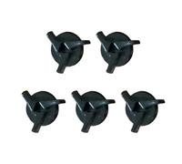 Lot de 5/10 vis de retenue pour casques de moto - Fixations de rechange adaptées pour visières, accessoires de vélo, vis de casque de moto, noir