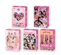 Lot de 5/150 cartes de vœux Twice Lomo Kpop avec boîte de cartes postales