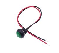 Lot de 5/20/100 interrupteurs à bouton-poussoir momentanés 12 mm PBS-33B, ronds, à réinitialisation automatique, avec fil SPST NO, 2 broches, 1 A, 12 V CC(Orange Reset,20PCS)