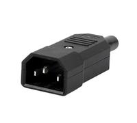 Lot de 5/20 prises courant alternatif avec interrupteur à bascule IEC 320 C13 C14, connecteur électrique mâle femelle 3 broches fusible 250 V 10 A et voyant rouge(C14 Male,5PCS)