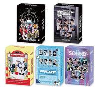Lot de 5/275 cartes Lomo Kpop stray kids 5 star avec boîte de cartes postales enfants