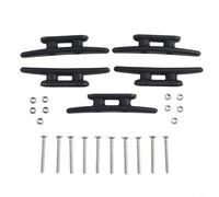 Lot de 5 4 taquets en nylon pour yacht et bateau, quai de corde, multi-usages