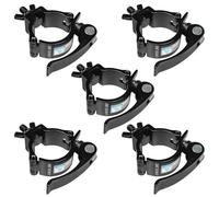 Lot de 5 5,1 cm DJ scénique Colliers de serrage Truss Clamp Heavy Duty 99,8 kilogram pour tête mobile de la lumière par spot Fit 48-51 mm OD Tubetuyau, Quick Release, Quick Lock, Boulon fileté :