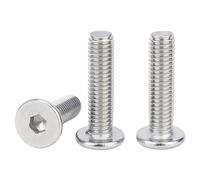 Lot de 5/50 vis à tête hexagonale ultra-minces à six pans creux en acier inoxydable 304 M2 M2.5 M3 M4 M5 M6 M8 A2-70(22mm,M8 x5pcs)