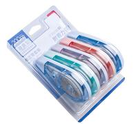 Lot de 5/6 rouleaux de ruban correcteur de 5 mm de large pour écrire, prendre des notes, faire des cartes, scrapbooking, rouleau blanc rechargeable
