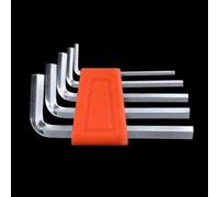 Lot de 5, 8 ou 11 clés hexagonales en L compatibles avec fixations métriques et standard pour un usage industriel (5 pièces métriques courtes)