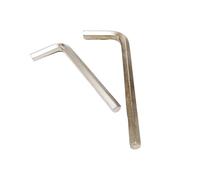 Lot de 5 à 10 tournevis à tête hexagonale en acier de 0,9, 1,27, 1,5, 2, 2,5, 3, 4, 5 mm(Nickle-plated,2.5mm 10pcs)