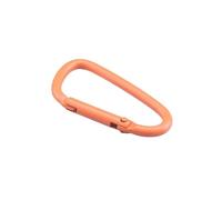 Lot de 5 à 20 mousquetons en alliage d'aluminium for sac dos, équipement camping, bouteille d'eau, porte-clés(Orange,4.5cm 20PCS)