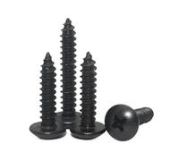 Lot de 5 à 25 vis à bois autotaraudeuses à tête bombée ronde et cruciforme en acier inoxydable 304 durable M3 M3.5 M4 M5 M6(35mm,M6 x5pcs)