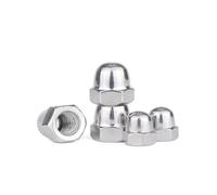 Lot de 5 à 30 écrous bombés hexagonaux décoratifs en acier inoxydable 304, M3, M4, M5, M6, M8, M10(M8-10pcs)
