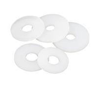 Lot de 5 à 300 rondelles plates en nylon blanc, joints d'étanchéité rigides en plastique M2 - M24 for vis(M8x16x2mm (100Pcs))
