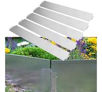 Lot de 5 à 50 bordures de pelouse HENGMEI - 5 m à 50 m - Flexible - En métal - 100 x 14 cm