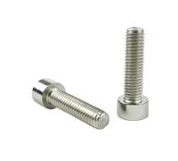 Lot de 5 à 50 boulons Torx M2 M2.5 M3 M4 M5 M6 M8 A2 304 en acier inoxydable, vis à tête creuse hexagonale(25mm,M5 10PCS)