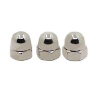 Lot de 5 à 50 écrous borgnes demi-cercles M3 M4 M5 M6 M8 M10 M12, écrous borgnes décoratifs en acier nickelé(M6 10pcs)