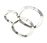 Lot de 5 à 50 rondelles élastiques à trois vagues en acier inoxydable 304 for arbres de roulement M3-M51(M51x61x0.5(5pcs))