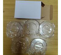 Lot de 5 abat-jours de peinture de voiture avec couvercle de protection haute puissance, construction en plastique transparent pour une protection prolongée de la lumière du véhicule