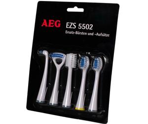 Lot de 5 accessoires de brosse à dents de rechange pour AEG EZS 5502