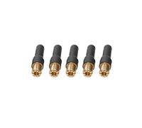 Lot de 5 accessoires de jouet - Prise de conversion ESC - Fiche banane mâle de 4 mm vers connecteur femelle plaqué or 6,5 mm pour avion RC (6,5 mm M à 4 mm F)
