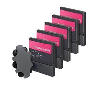 Lot de 5 accessoires de remplacement pour filtres Minifit ProWax pour appareils auditifs(Gris )