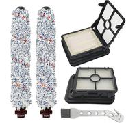 Lot de 5 accessoires pour brosse à rouleau Bissell Crosswave 1866f : filtre de rechange lavable, 2 rouleaux multi-surfaces 1868f et 1 brosse de nettoyage.