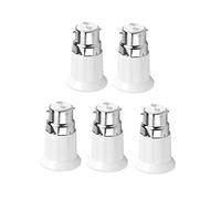 Lot de 5 adaptateurs B22 à ampoules B22 vers E27 pour femme B22 vers E27 adaptateurs de base à bulbes et adaptateurs de lampe