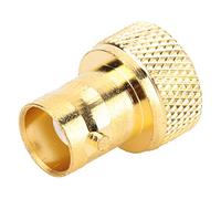 Lot de 5 adaptateurs coaxiaux BNC femelle vers SMA mâle en laiton plaqué nickel bon contact performance stable longue durée de vie 50 pour câble de communication sans fil kit portable