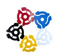 Lot de 5 adaptateurs de disque 45 tr/min, adaptateurs de trou central en vinyle