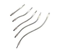 Lot de 5 adaptateurs de foret à tige hexagonale flexible pour espace restreint Fixation en métal Extension d'embout flexible Libération rapide